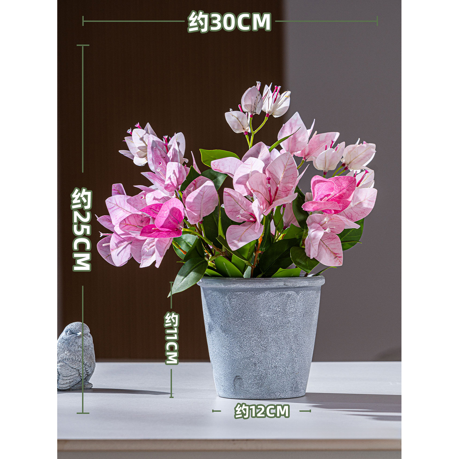 Plante en pot de bougainvillier (30x25cm)