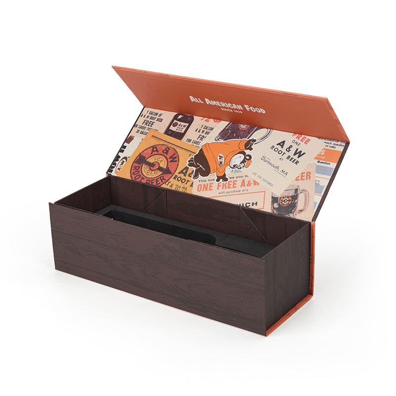 Boîte cadeau rigide à clapet