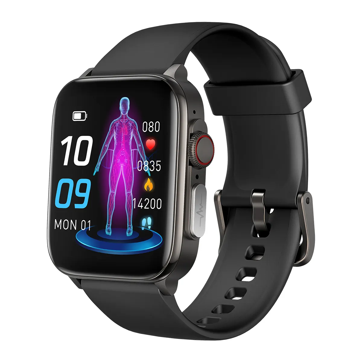 Smart Watch di moda compatibile con Android Iso monitoraggio della salute uomo donna all'aperto Ip67 impermeabile sportivo quadrato Smart Watch