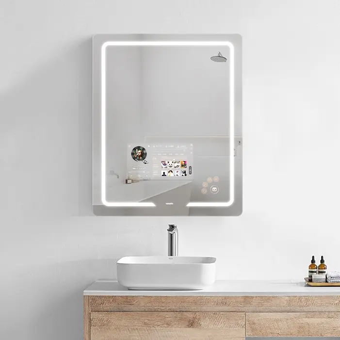 Vercon Touchscreen Digital Interactive Badezimmer Magic Wand spiegel Dekorative große kosmetische LED Smart Mirrors TV