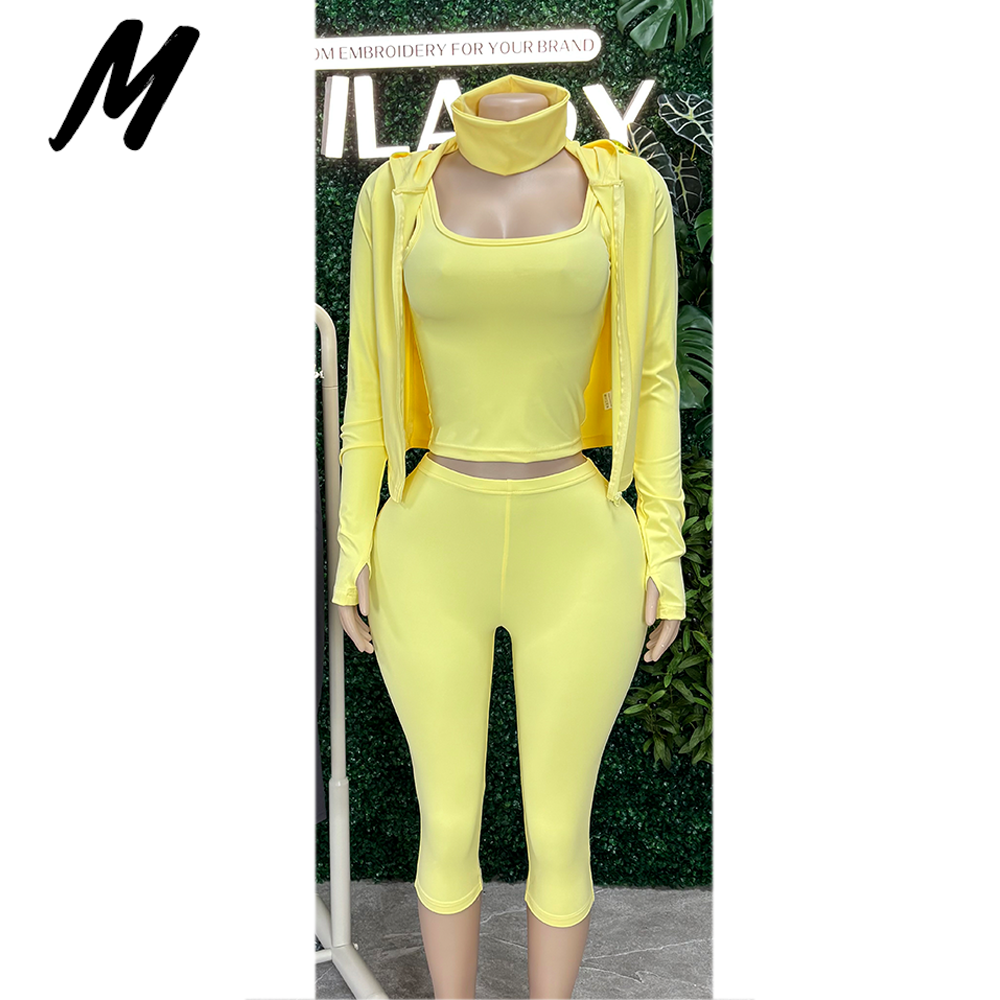 Yellow 4-piece set
