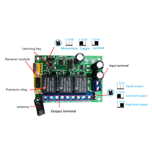 3 kanal relais modul fernbedienung schalter, 12 volt relais motor schalter auf off - Product Image 5