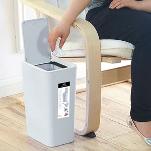 最佳质量垃圾垃圾桶10L/12L垃圾垃圾桶塑料矩形垃圾桶 - Product Image 5