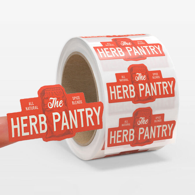 Die cut sticker roll