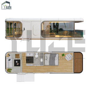 Sang Trọng Futurstic Cắm Trại Nhà Đúc Sẵn Ngoài Trời Sinh Thái Không Gian Viên Nang Nhà Khách Sạn Cho Mùa Đông - Product Image 5