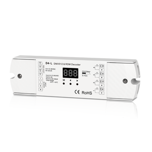 D24 5-24VDC 3A 24 Kanäle Din Rail DMX 512 Konsole RDM Decoder DMX Receiver Controller - Product Image 5