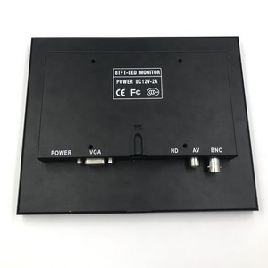 12V Metal Case <strong>Lcd</strong> <strong>Screen</strong> 8 Inch 1024*768 <strong>TFT</strong> LED CCTV <strong>Monitor</strong> With Vga Av Bnc HD Port for Mini <strong>Computer</strong> <strong>Display</strong> Security Camera - Product Image 4