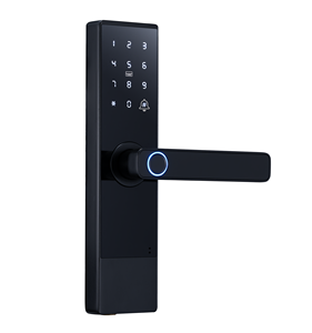 スマートドアWiFi接続キーバックアップ付き電子生体指紋デジタルハンドルロック - Product Image 1