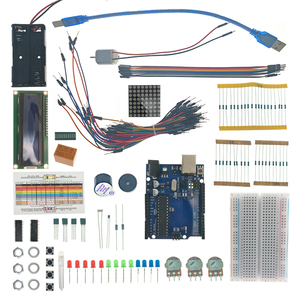 Offizielle Version Starter Kit für Arduino UNO R3 STEM Kit LEDs Elektrisches Lernkit Kompatibel mit Arduino IDE Tutorial