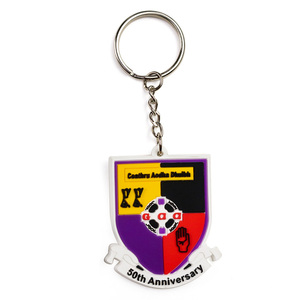 厂家批发2D/3D软pvc定制钥匙扣制作LOGO橡胶钥匙扣 - Product Image 6