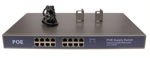 Fast <strong>Ethernet</strong> 20 Port PoE Switch <strong>16</strong> Port PoE for Hikvision IP Camera - Product Image 2