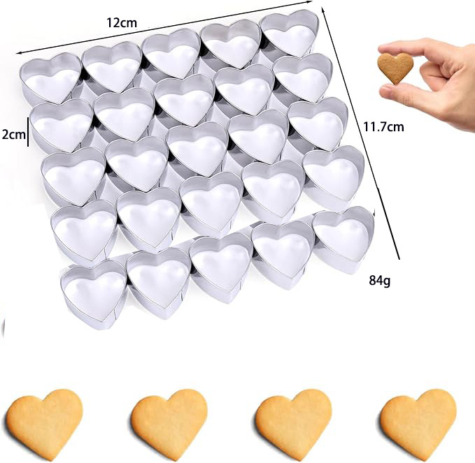 Silver Heart Cookie Cutter