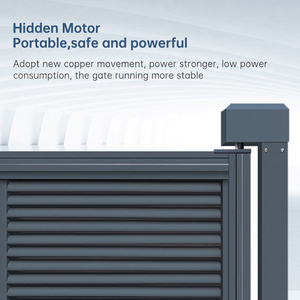 Tùy Chỉnh Thiết Kế Mạnh Mẽ Điện Nhôm Cửa Trượt Thông Minh Người Đi Bộ Cửa Có Thể Gập Lại Mở Tốt Riêng Tư Điện Động Cơ Tự Động - Product Image 3