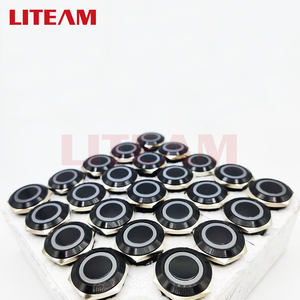 Tam renkli RGB adresli WS2812B Led ile tam renkli LED halka Metal basmalı anahtar ile 19mm Metal basmalı anahtar - Product Image 5
