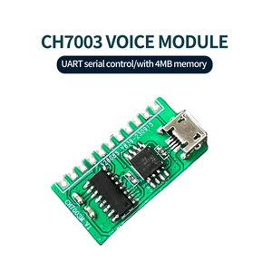 Modulo audio CH7003M UART porta seriale controllo amplificatore di potenza esterno MP3 qualità del suono 4M modulo vocale del programma di memoria