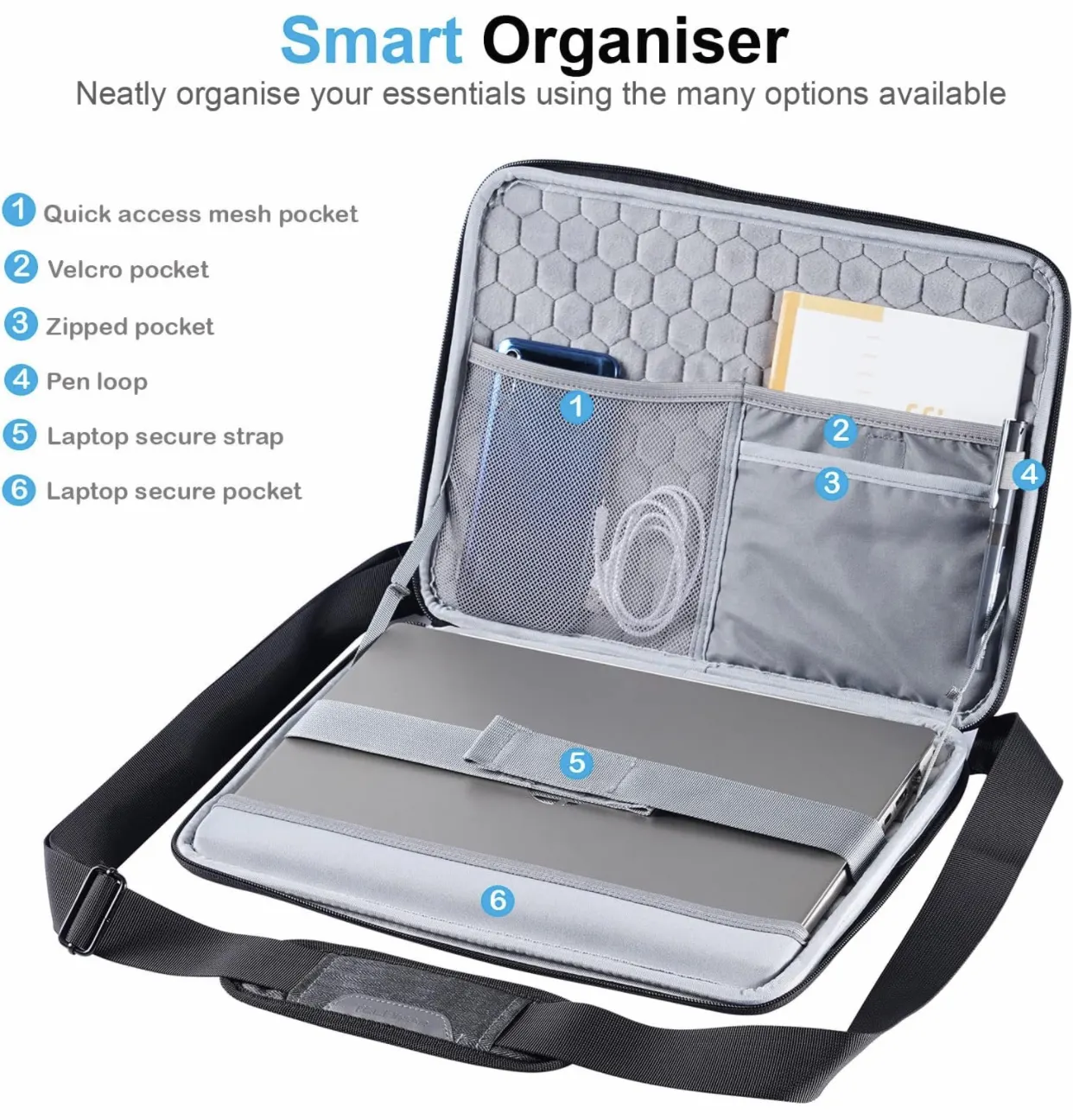 Customized Portable Waterproof Laptop handbag EVA Hard Shell Travel Laptop Sleeve Case For MacBook Pro14 Inch 13.3 Macbook