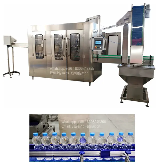 Factory price sale fully automatic complete small scale drinking mineral water bottling manufacturing plant