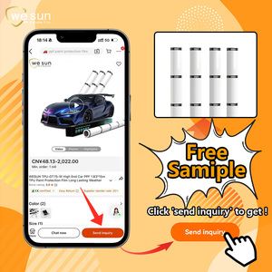 Wesun de alta qualidade carro filme TPU-MAX75 7.5mil TPU PPF pintura proteção filme super hidrofóbico, macio, brilhante, reparação térmica - Product Image 2
