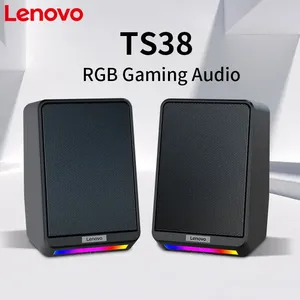 Conectividad USB 2 en 1 Sonido HIFI RGB Luz ambiental Presupuesto Fábrica Venta al por mayor Altavoz de computadora - Product Image 3