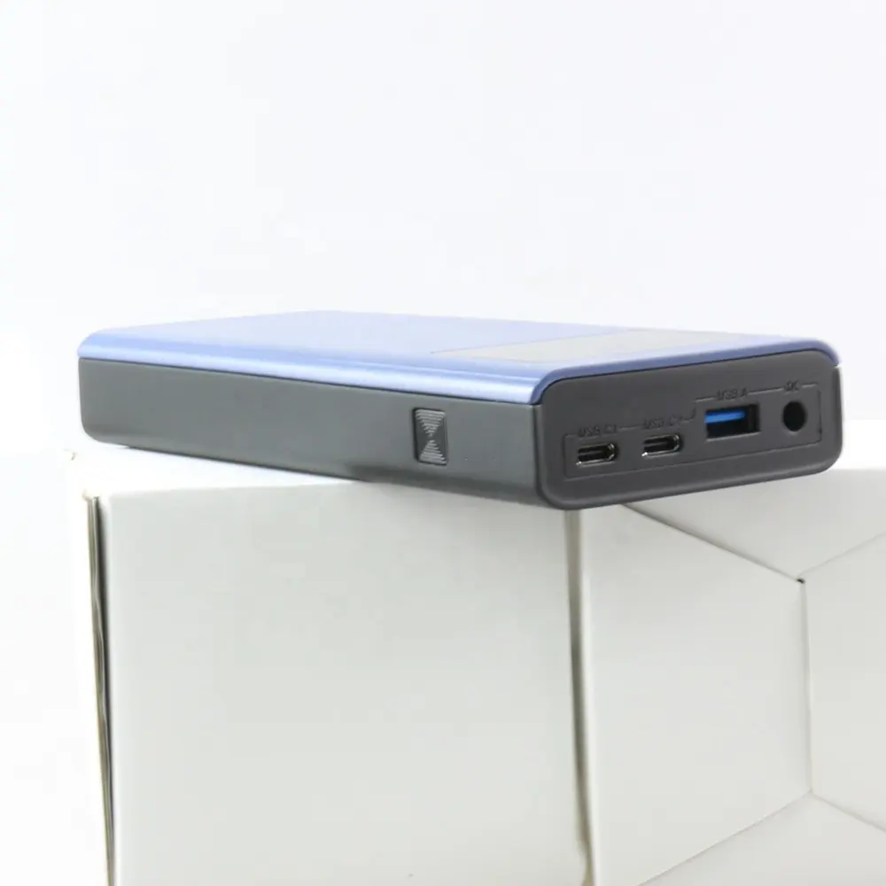 ポータブル20000mAhUSB C PD3.0パワーバンクラップトップ充電器 (MacBook 3A 5A DCパワーバンク用) 、入力電圧範囲7.4V〜24V