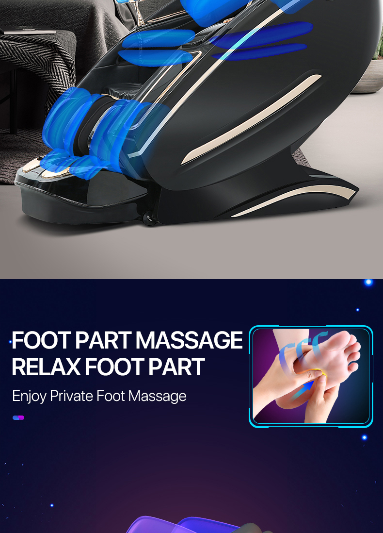 Jare S600 Factory OEM Cheap Price High Quality Foot Armchair Shiatsu Electric Massager Chair For Home Full Body Massage Chair