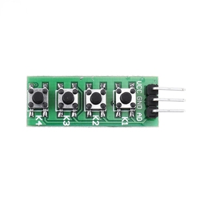 10 teile/los Tastatur 4 Tasten Schlüssel modul Schalter Tastatur Für Arduinos MEGA2560 Bread board