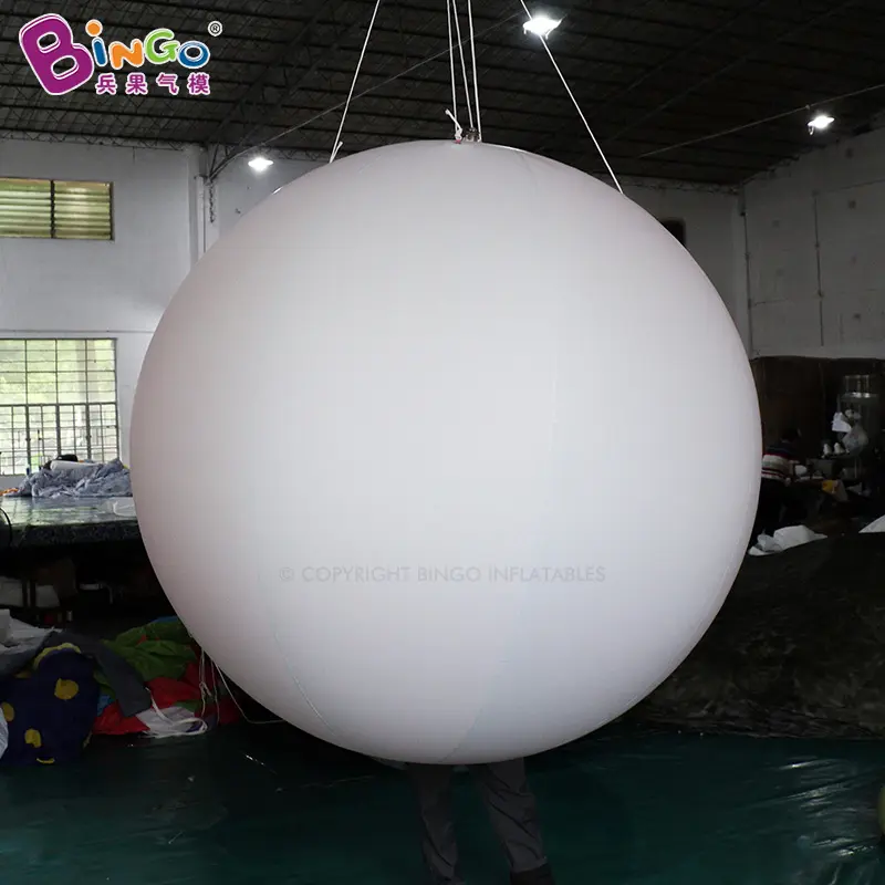 ลูกบอลเป่าลมขนาดยักษ์สำหรับดาวเคราะห์ LED แบบแขวนลูกโป่งเป่าลมขนาดยักษ์กำหนดเองได้