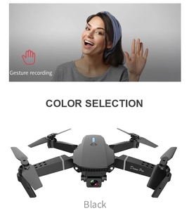 低价可折叠无人机玩具E88 PRO RC直升机高清摄像机WiFi FPV高度保持遥控无人机四轴飞行器礼品 - Product Image 6
