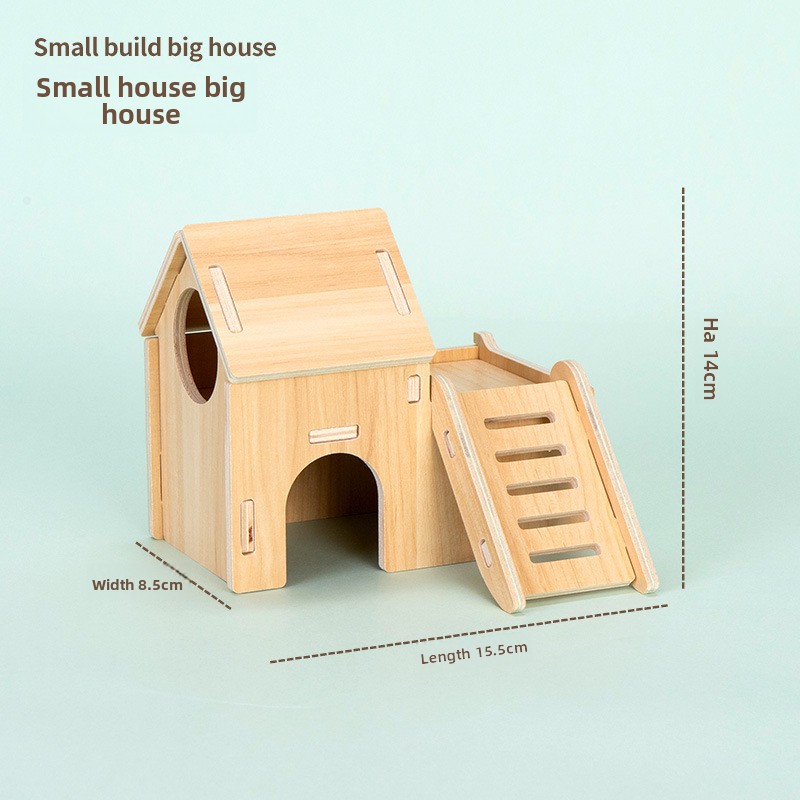 Petit bâtiment en bois massif