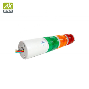 Orijinal Patlite modüler LED sinyal kulesi LR6-302PJBW-RYG Amb/Grn/kırmızı, 88Db, 24Vdc uyarı ışığı 50mm 3 katmanlı ses seviyesi: 88dB - Product Image 4