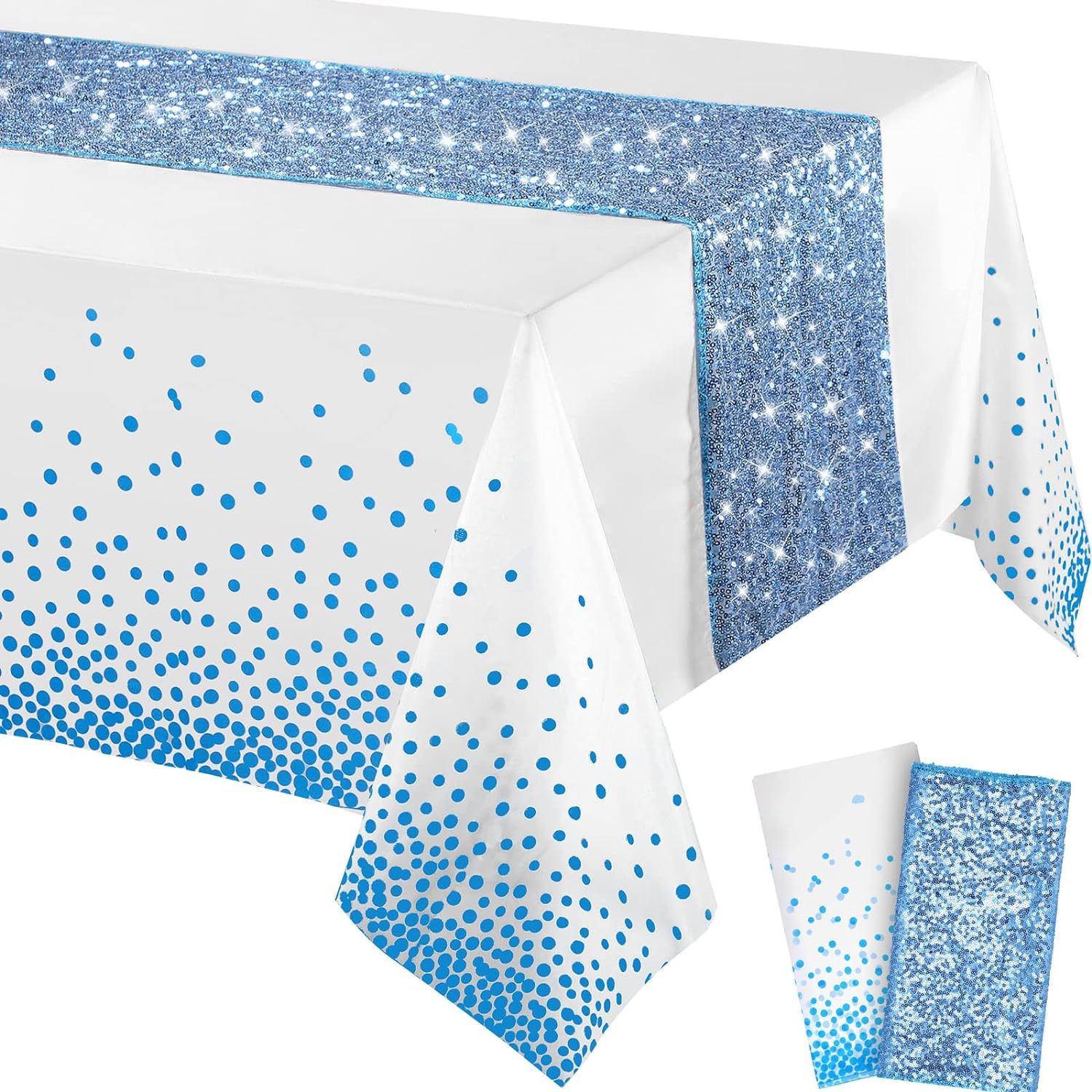 White and Blue