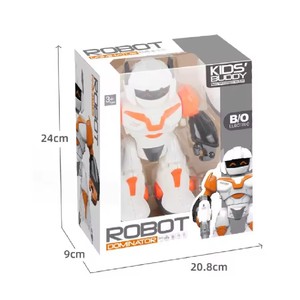 子供かわいい子供インテリジェントスマートロボットバッテリー式RCロボットおもちゃプラスチックスマートロボットおもちゃライト & 音楽付き - Product Image 5