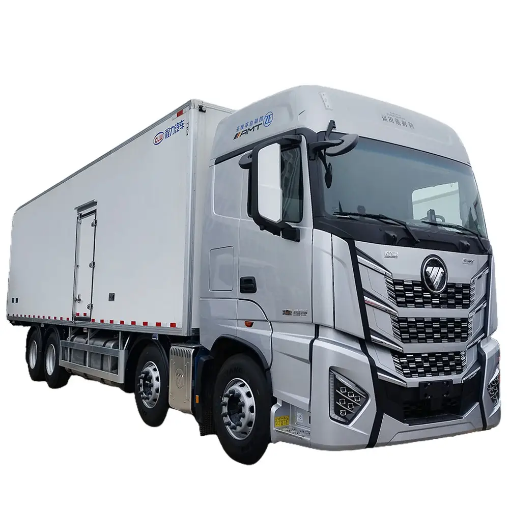 Caminhões de unidade de refrigeração caminhão refrigerado de caixa 8x4 de 30 litros para frutos do mar e vegetais caminhão refrigerado para venda