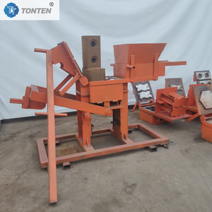 <strong>Cost</strong> Effective Small <strong>Type</strong> Manual Clay Brick Making Machinery Red Clay Block Molding - Product Image 2