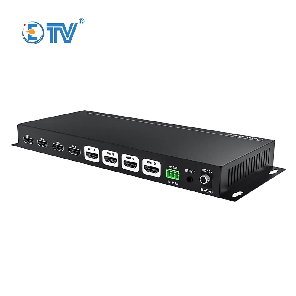 Bộ Chuyển Đổi Ma Trận 4X4 Bộ Chuyển Đổi Ma Trận Video 4K 4 Trong 4