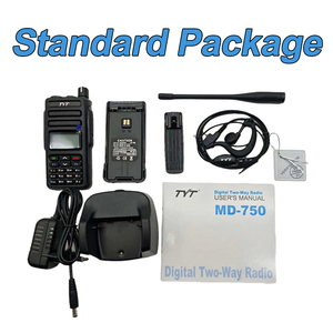 DMR Digital Walkie Talkie TYT MD-750 VHF 136-174MHz UHF 400-470MHz Dual Band Dual Time Slot 5W portatile FM bidirezionale Radio - Product Image 6
