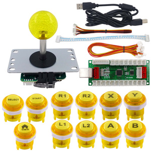 SJ @ JX аркадная игра DIY Kit Нулевая задержка PS USB энкодер механический переключатель клавиатуры ПК андроид аркадный джойстик контроллер - Product Image 6