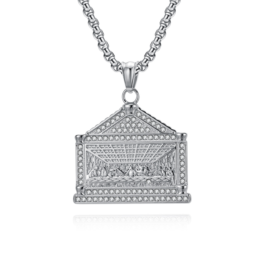 Steel-colored PL001 chain 3*60cm