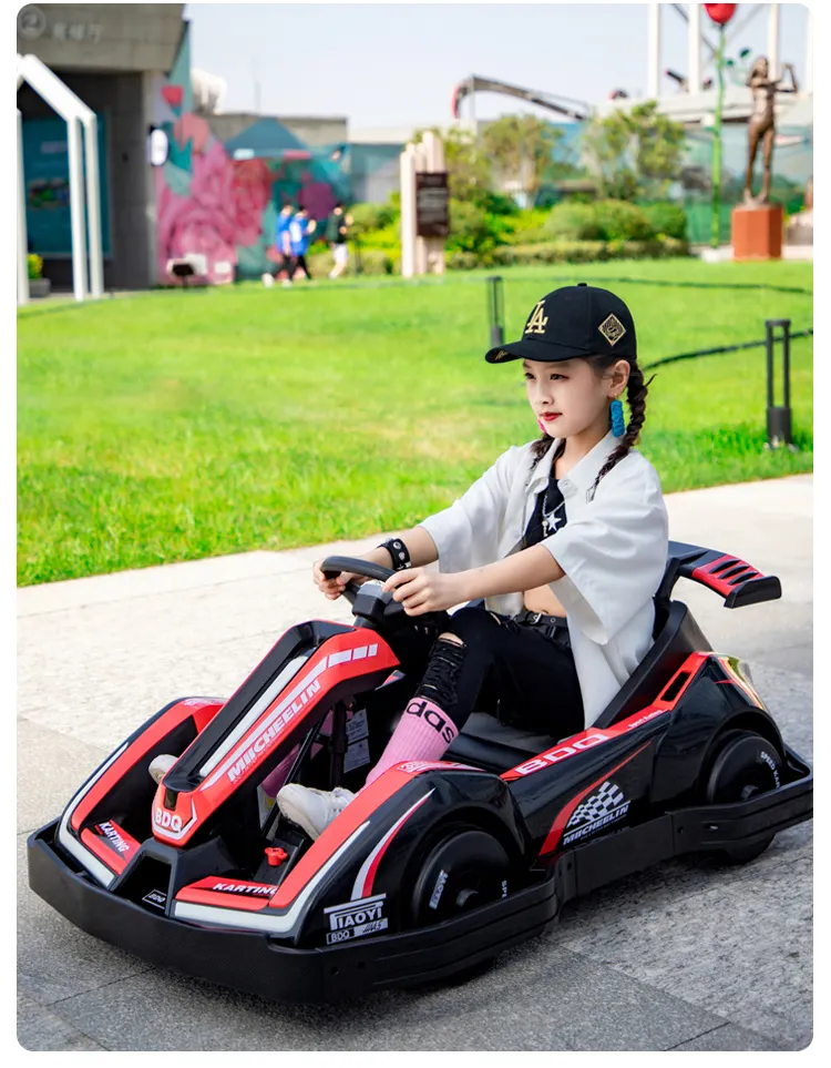 Compra por atacado bom preço drift crianças passeio e pedal elétrico crianças buggy racing carro de karting go karts