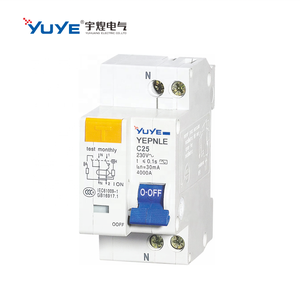 123 yuye oem odm מפעל c25 4ka 1p + n מפסק מעגל חשמלי mcb מפסקי חשמלי mcb להגנה מוטורית