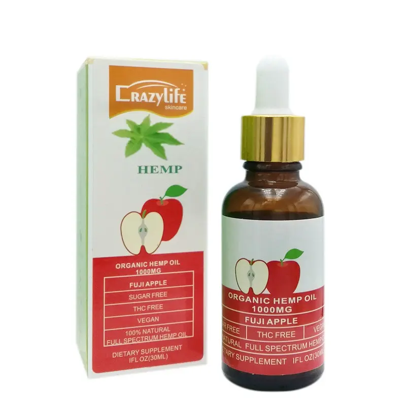 SIGH-aceite de semilla de cáñamo, esencia de manzana para el dolor muscular, etiqueta privada de calidad