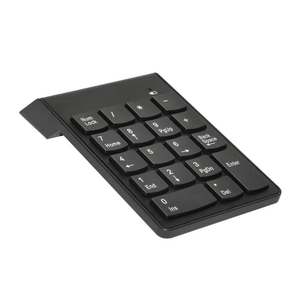 K1 Usb 2.4g لوحة مفاتيح لاسلكية بأرقام صغيرة, لوحة مفاتيح رقمية ذات 18 مفتاح لأجهزة Macbook Air/pro المحمولة والكمبيوتر المحمول والكمبيوتر المحمول والكمبيوتر المكتبي