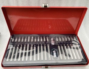 Doğrudan fabrika fiyat S2 CR-V 40 adet demir kutu bit Set el aracı soket ve anahtarı ile sert çanta özelleştirilebilir OEM destek - Product Image 4