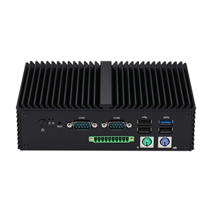 Qotom Q10922XPGV Quad Core Mini Computadora N100 Dual Lan 5COM 2PS2 VGA GPIO 2HD Video DDR5 Industrial Fanless Mini PC - Product Image 3