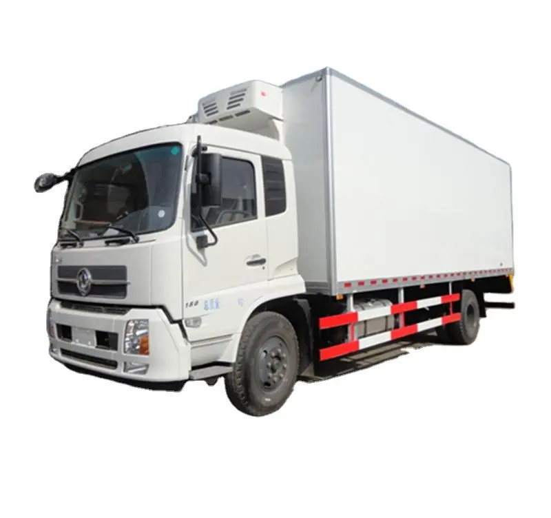 Dongfeng 15 톤 냉동 식품 수송 차량, 이동할 수 있는 냉장고 콘테이너, 아이스크림 냉장고 트럭