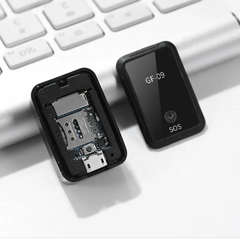 Mini rastreador GPS en tiempo Real, localizador de seguimiento magnético GF09, dispositivo GSM de tamaño pequeño, gran oferta