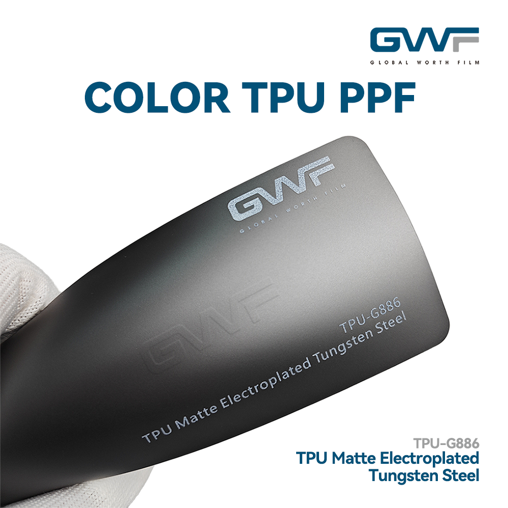 Acero de tungsteno electrochapado mate de TPU
