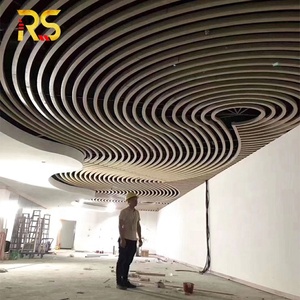 高端定制现代风格横梁吊顶，用于家居墙壁装饰或金属天花板室内装饰 - Product Image 1