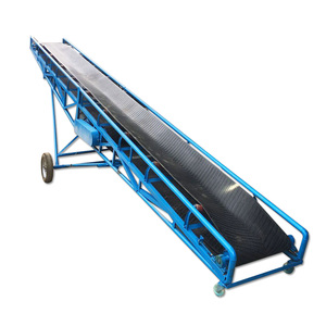 Portable and Mobile Belt Conveyor for Truck <strong>Loading</strong> <strong>Unloading</strong> Adjustable Height for Manufacturing Plant Mineral Industries - Product Image 2