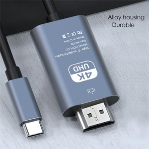 Adaptador de 2m 4K USB 3,1 tipo C a HDTV 3840*2140 Cable de fundición de pantalla para tabletas de teléfono portátil - Product Image 2